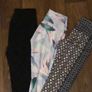 3 pairs of legging